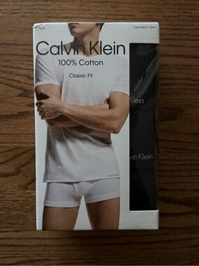Calvin Klein Men's Classic Fit Cotton Crew Tee